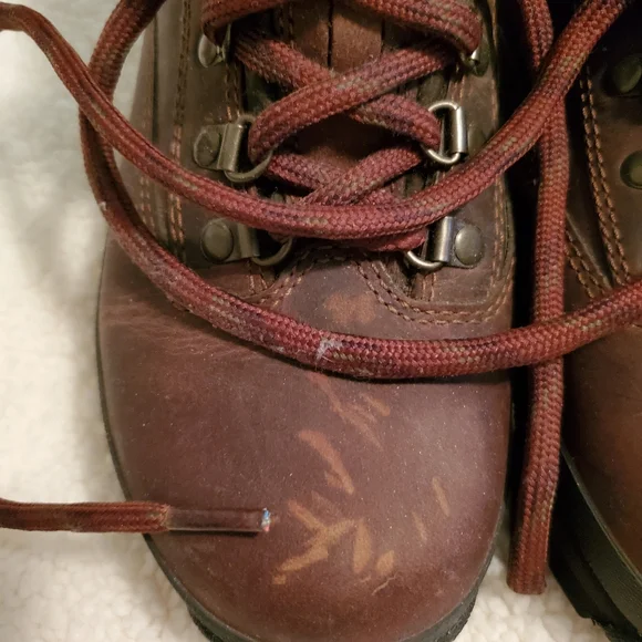 Womens Vintage Timberland Boots. Size 9.5 M. NWOT.  Brown - Picture 2 of 7